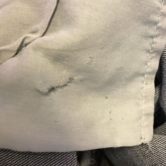 Venezia Womens SZ 18 Mid Rise Jeans Embroidered Stretch Gray‎ Casual Flare FLAWS - Picture 11 of 11